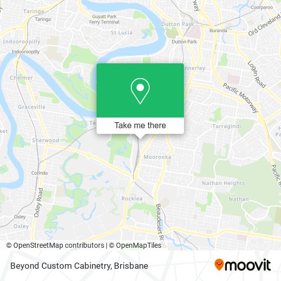 Beyond Custom Cabinetry map