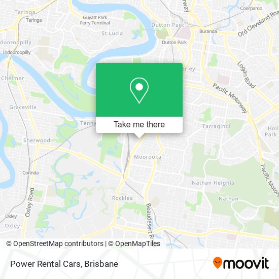Power Rental Cars map