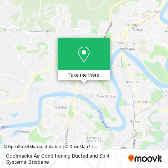 Coolmacks Air Conditioning Ducted and Split Systems map