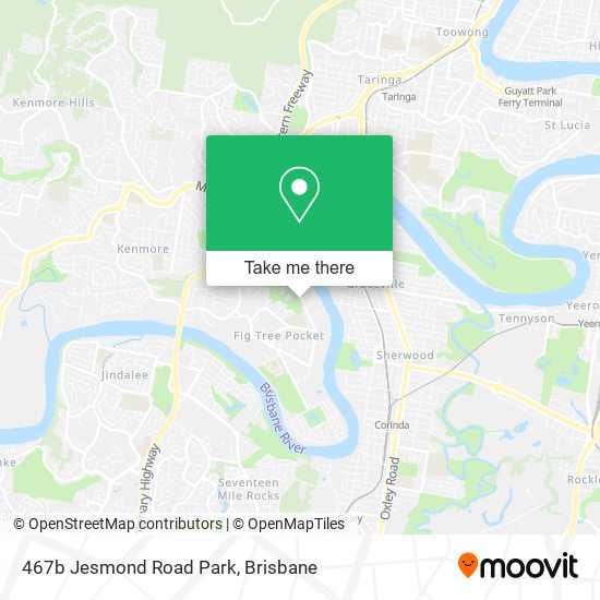 467b Jesmond Road Park map