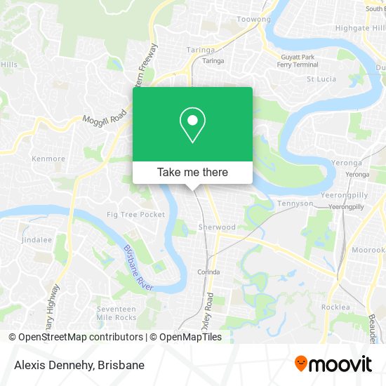 Alexis Dennehy map