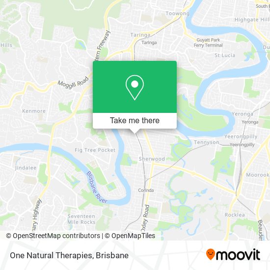 One Natural Therapies map