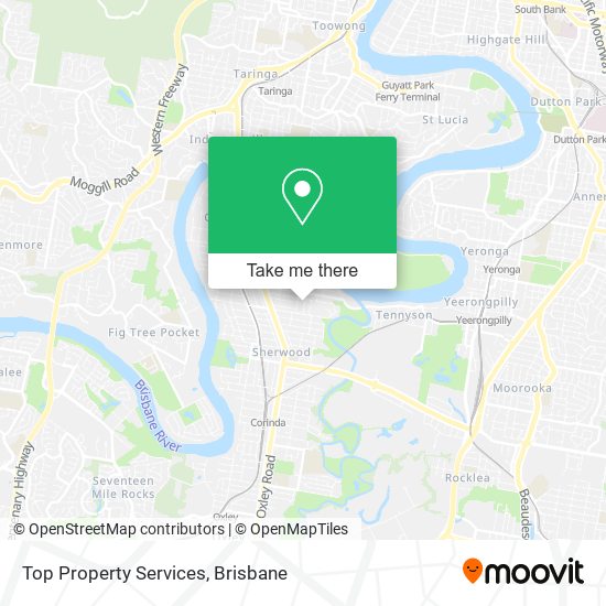 Top Property Services map