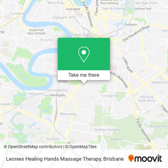 Leonies Healing Hands Massage Therapy map