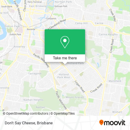 Don't Say Cheese map