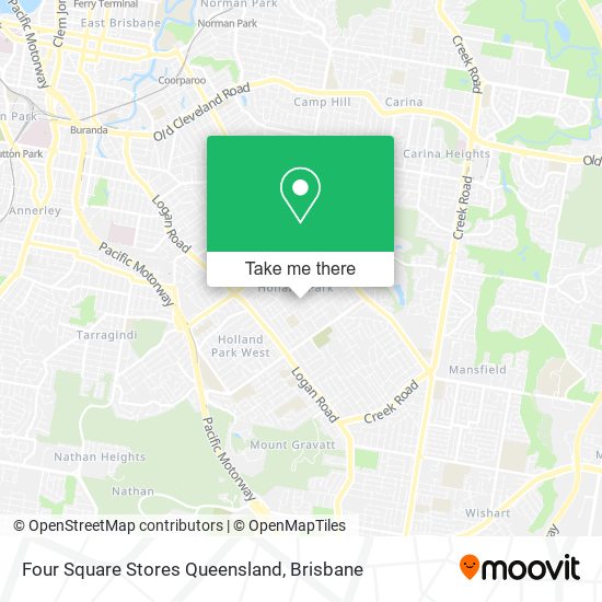Four Square Stores Queensland map