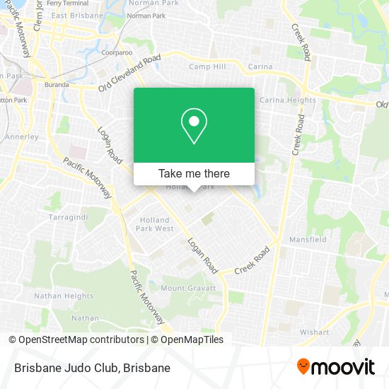 Brisbane Judo Club map