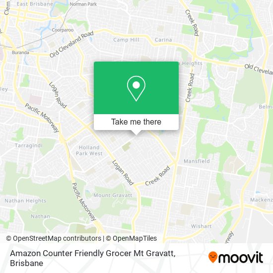 Amazon Counter Friendly Grocer Mt Gravatt map