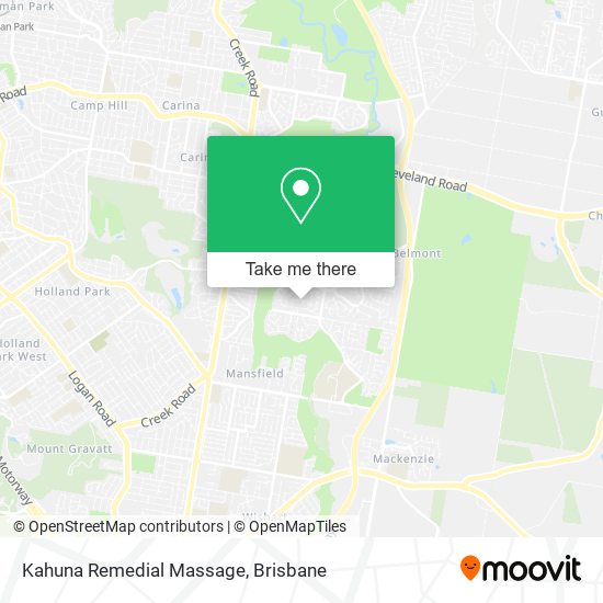 Kahuna Remedial Massage map