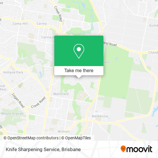 Knife Sharpening Service map