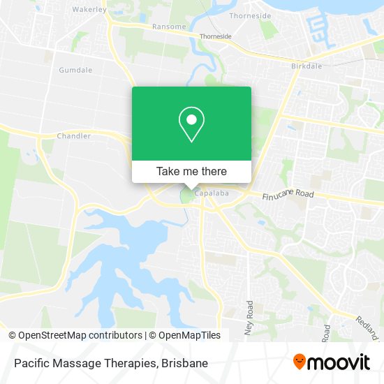 Pacific Massage Therapies map