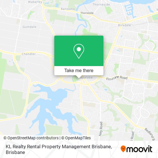 Mapa KL Realty Rental Property Management Brisbane