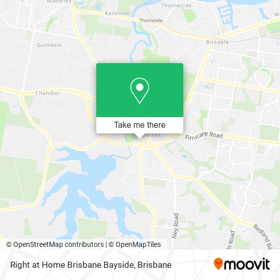 Right at Home Brisbane Bayside map