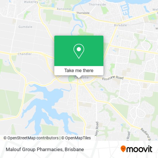 Mapa Malouf Group Pharmacies
