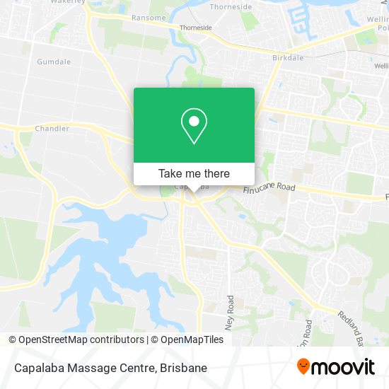 Mapa Capalaba Massage Centre