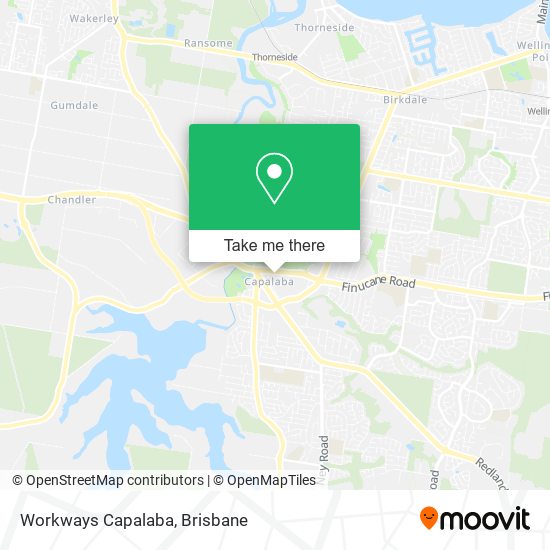 Mapa Workways Capalaba