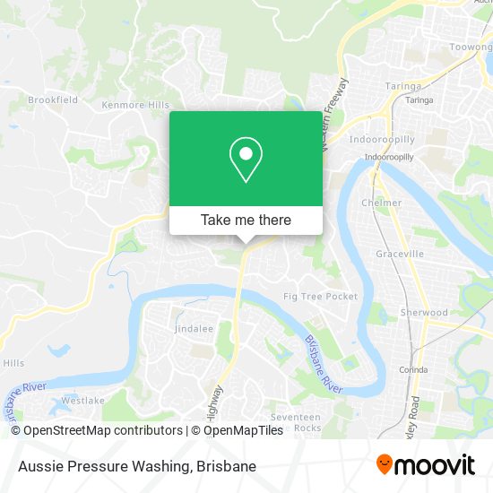 Aussie Pressure Washing map