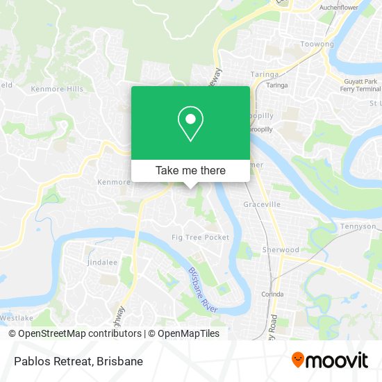 Pablos Retreat map