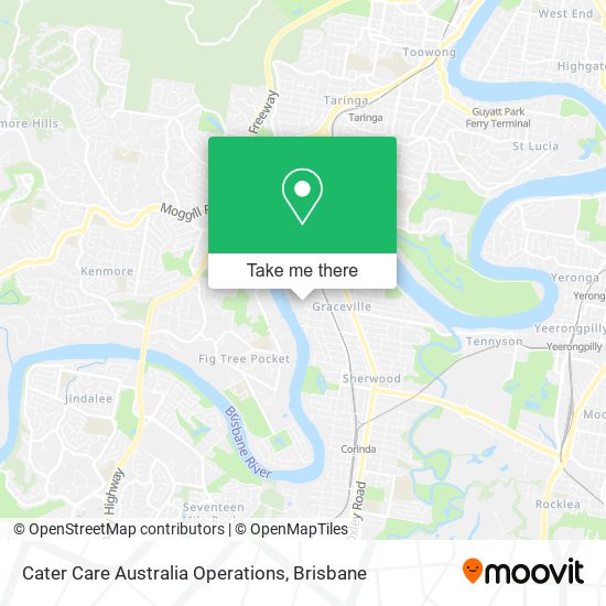 Cater Care Australia Operations map