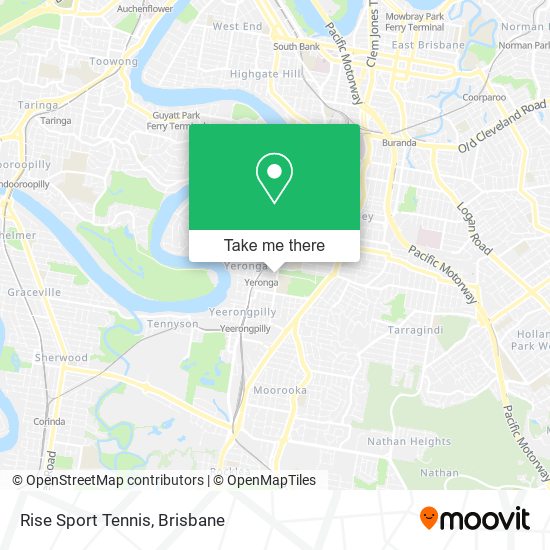 Rise Sport Tennis map