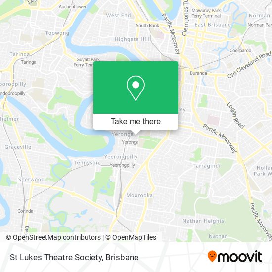 St Lukes Theatre Society map