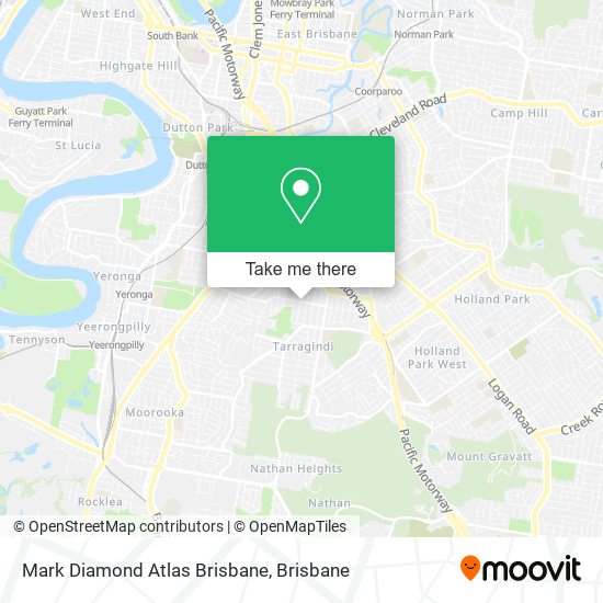 Mark Diamond Atlas Brisbane map