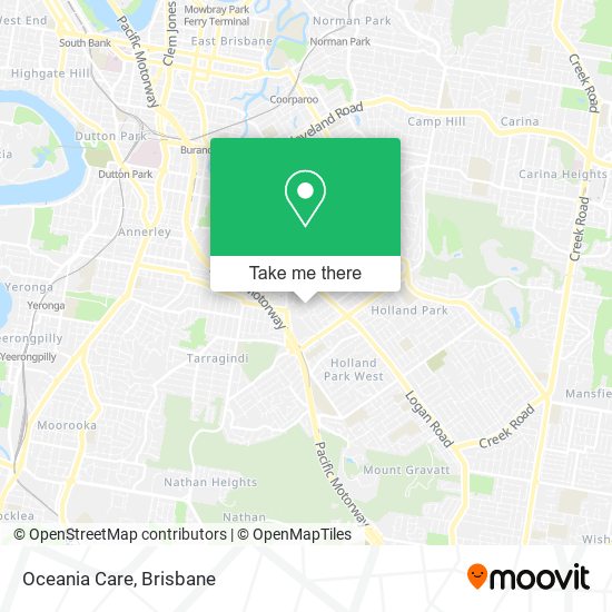 Oceania Care map
