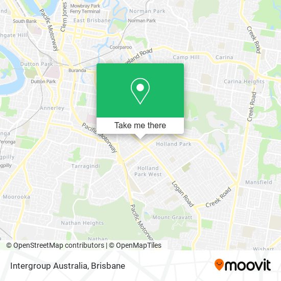 Intergroup Australia map