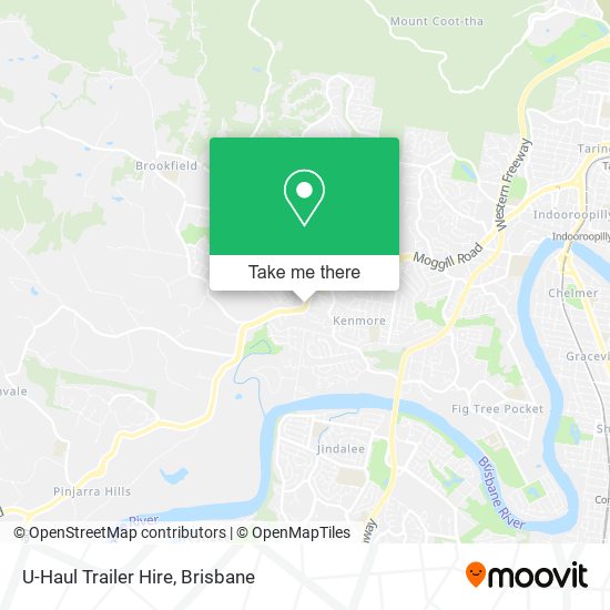 U-Haul Trailer Hire map