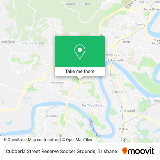 Cubberla Street Reserve Soccer Grounds map