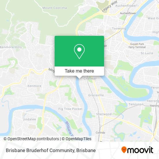 Brisbane Bruderhof Community map