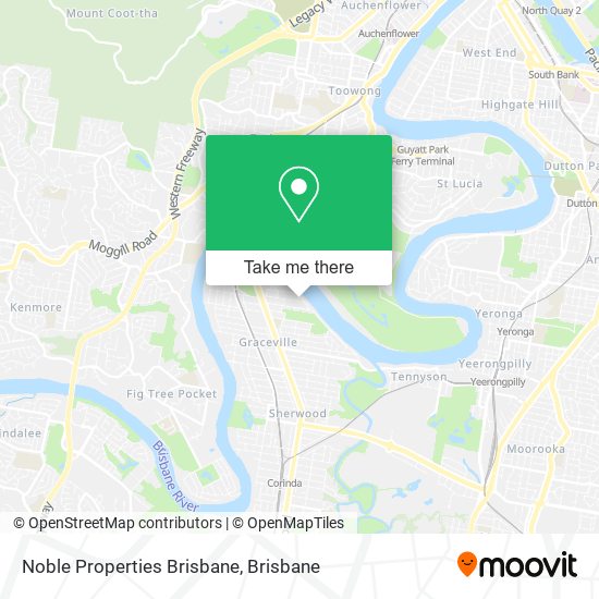 Noble Properties Brisbane map