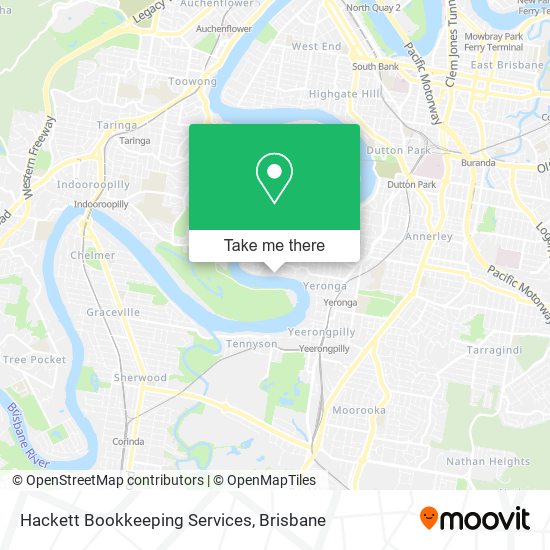 Hackett Bookkeeping Services map