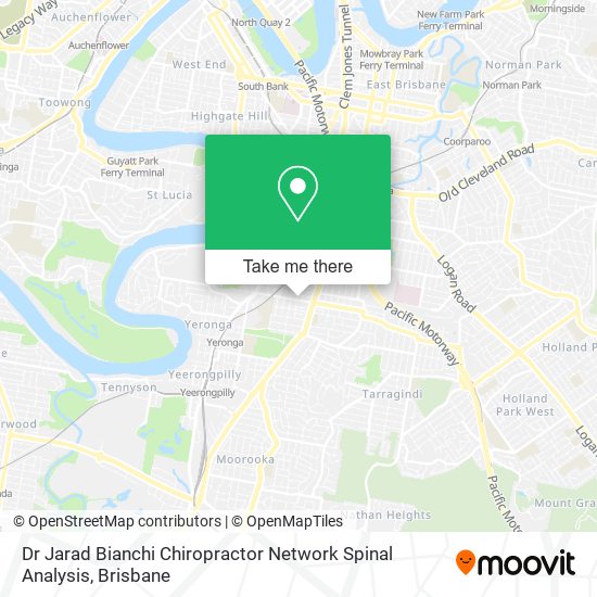 Dr Jarad Bianchi Chiropractor Network Spinal Analysis map