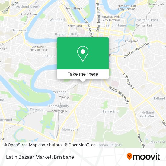 Latin Bazaar Market map