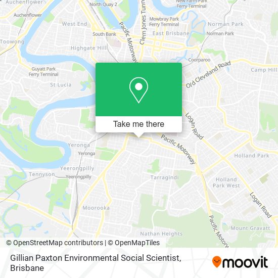Gillian Paxton Environmental Social Scientist map