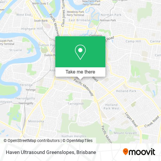 Haven Ultrasound Greenslopes map