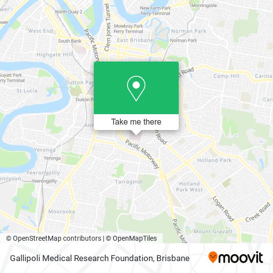 Gallipoli Medical Research Foundation map