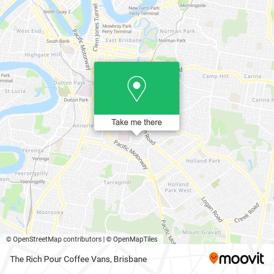 The Rich Pour Coffee Vans map