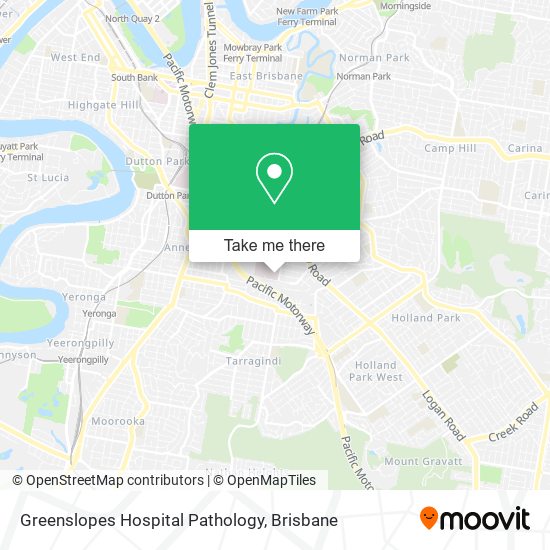 Mapa Greenslopes Hospital Pathology