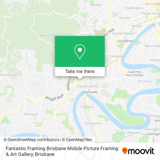 Fantastic Framing Brisbane Mobile Picture Framing & Art Gallery map