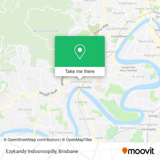 Ezykandy Indooroopilly map