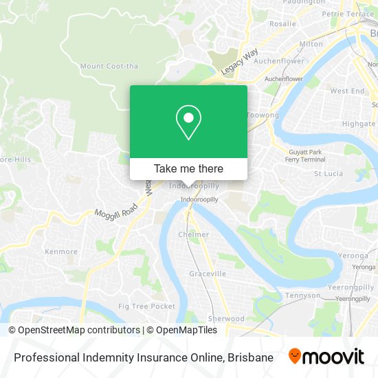 Professional Indemnity Insurance Online map