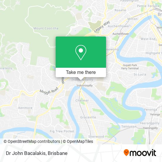 Dr John Bacalakis map