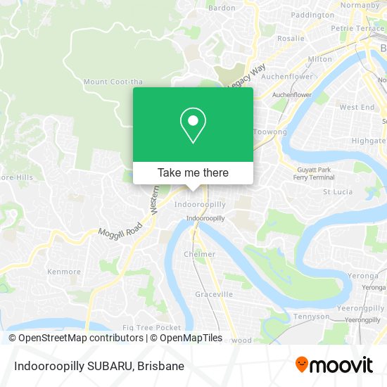 Indooroopilly SUBARU map