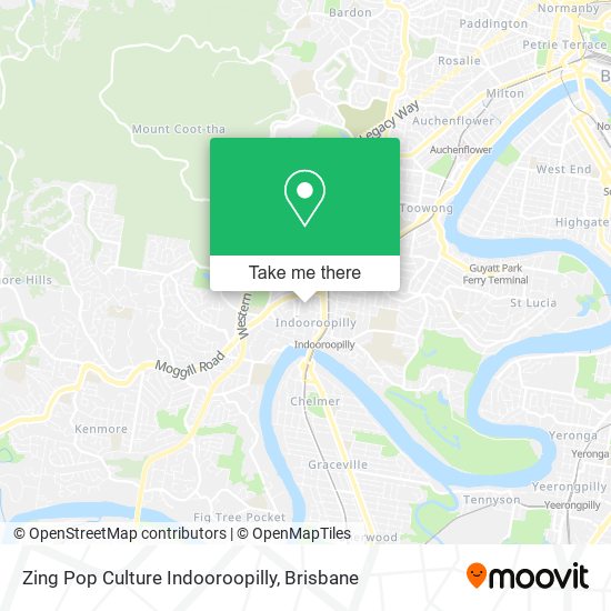 Zing Pop Culture Indooroopilly map