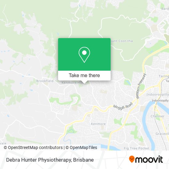 Debra Hunter Physiotherapy map
