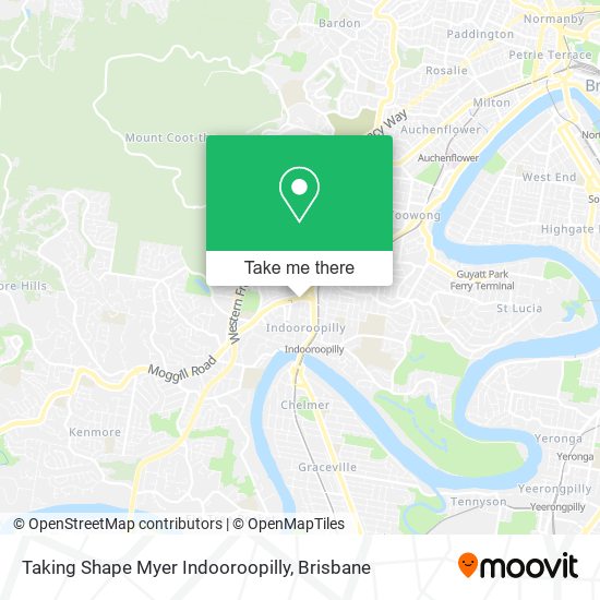Taking Shape Myer Indooroopilly map