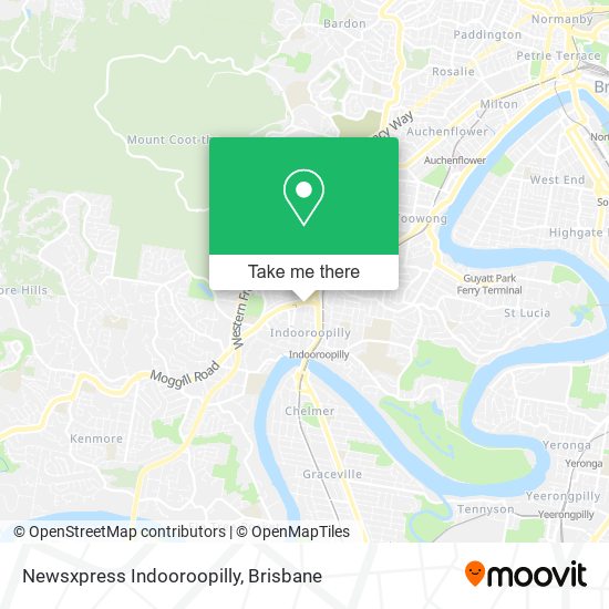 Newsxpress Indooroopilly map