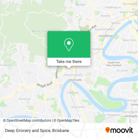 Deep Grocery and Spice map